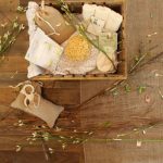 Organic Certificate - bathroom essentials on wooden crate