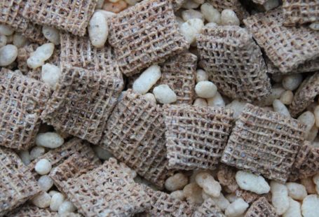 Rice Malt - a close up of a pile of waffles