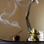 Incense - lighted incense
