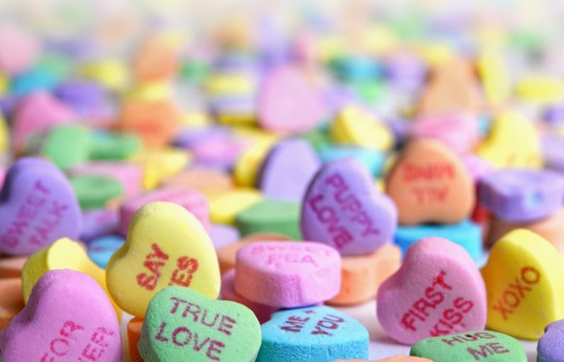 Candy Heart - assorted candies