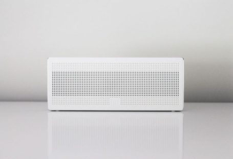 Air Purifier - rectangular white device