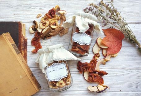 Preserved Food - clear glass jar on table